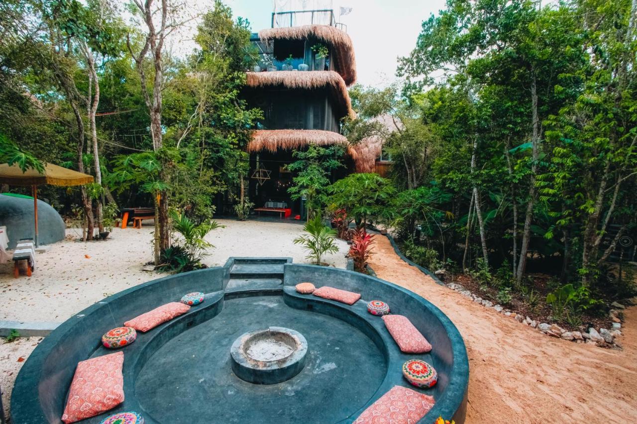 Casa Del Arbol At Villa Duendes アクマル エクステリア 写真